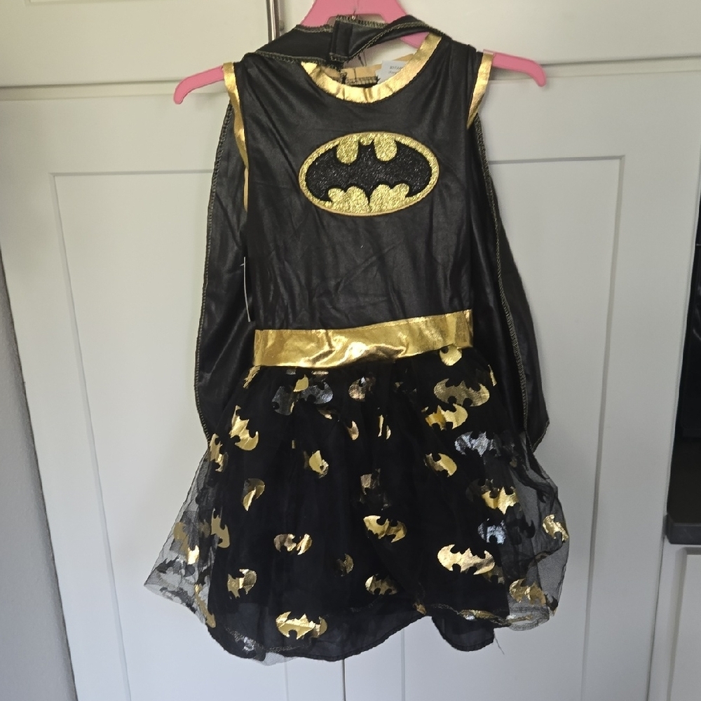 DC COMICS Bat Girl 5pc Costume  Black and Gold